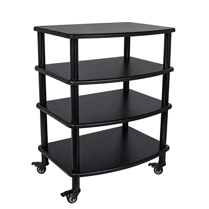 KOZMOS KS-AR001 Tekerlek Opsiyonlu Hi-Fi Rack Stand Siyah